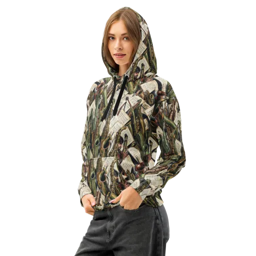 Brass Refrain on a Cotton Hoodie