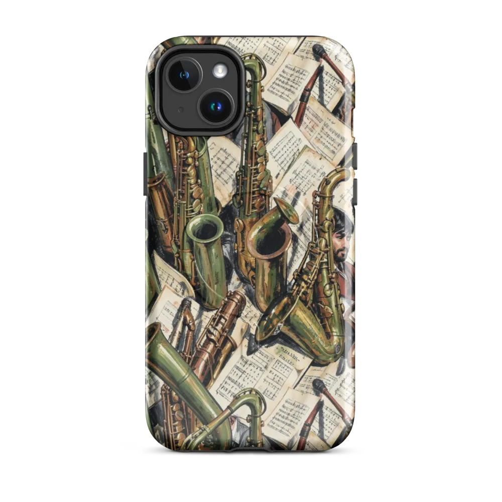 Brass Refrain on MagSafe Tough Case for iPhone® — Front