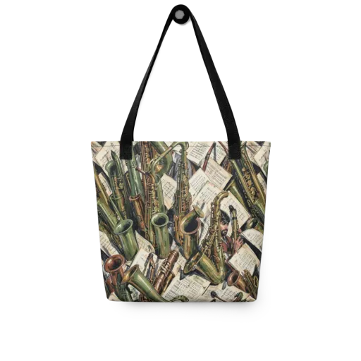 Brass Refrain on a Tote Bag
