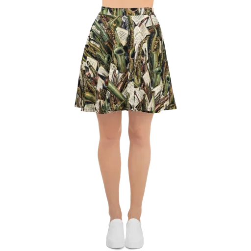 Brass Refrain on a Skater Skirt
