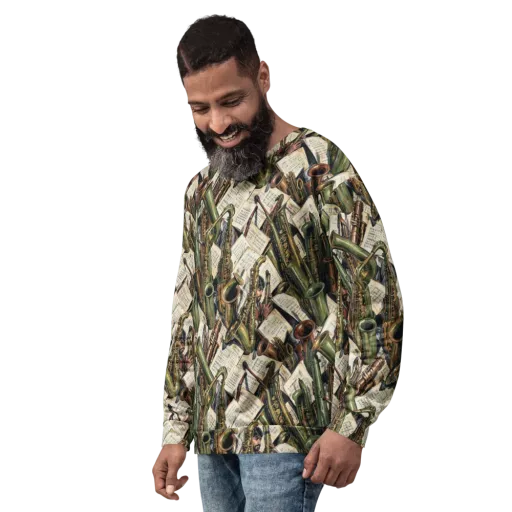Brass Refrain on a Sweatshirt
