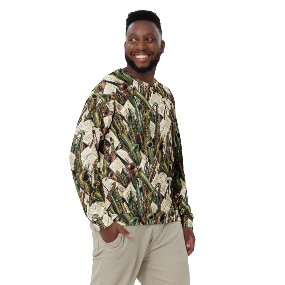 Brass Refrain on Sweatshirt — Front