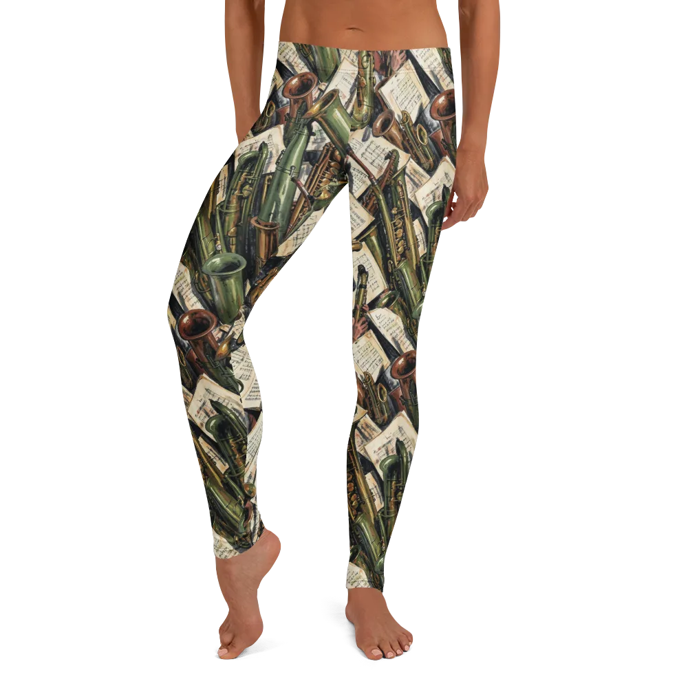 Brass Refrain on Leggings — Front