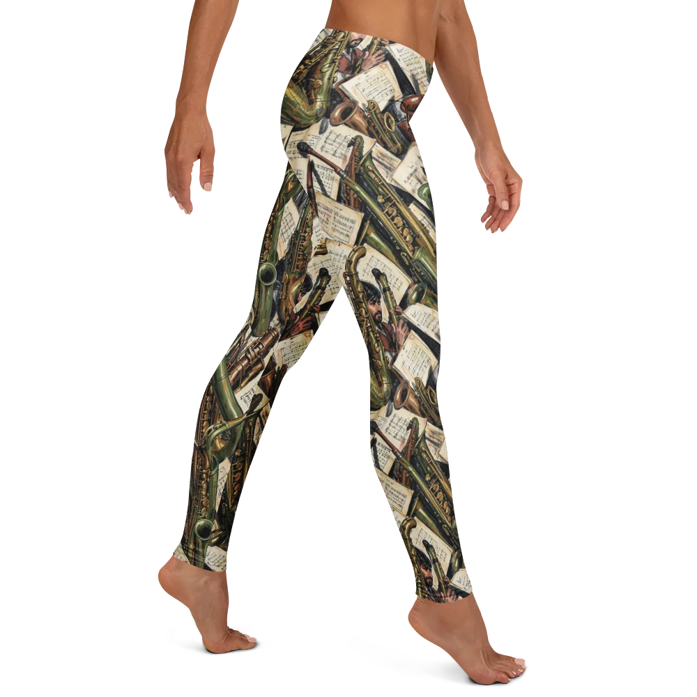 Brass Refrain on Leggings — Right