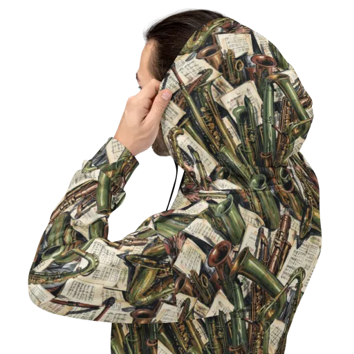 Brass Refrain on a Hoodie