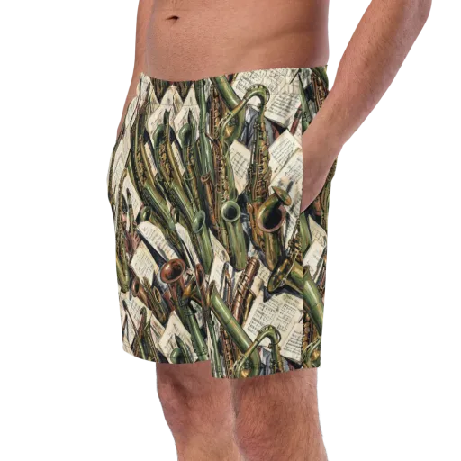 Brass Refrain on a Swim Trunks