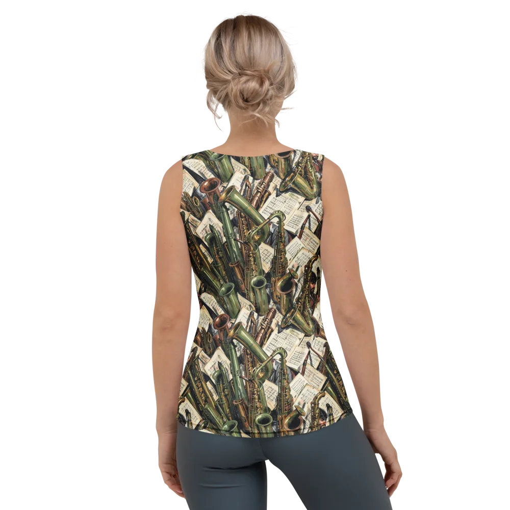 Brass Refrain on Women's Tank Top — Back