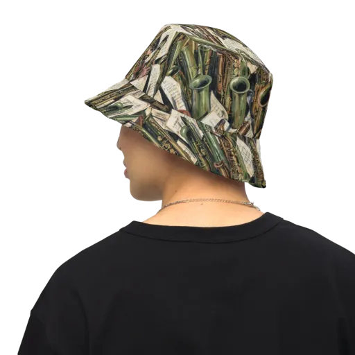 Brass Refrain on a Reversible Bucket Hat