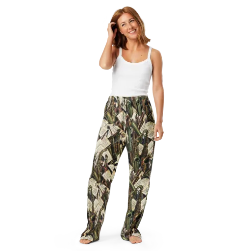 Brass Refrain on a Women's Pajama Pants
