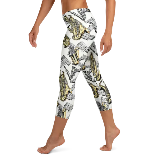 Brass And Cadence on a Capri Leggings