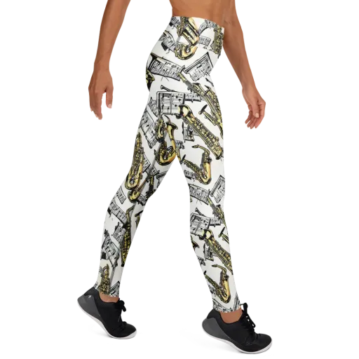 Brass And Cadence on a Yoga Leggings