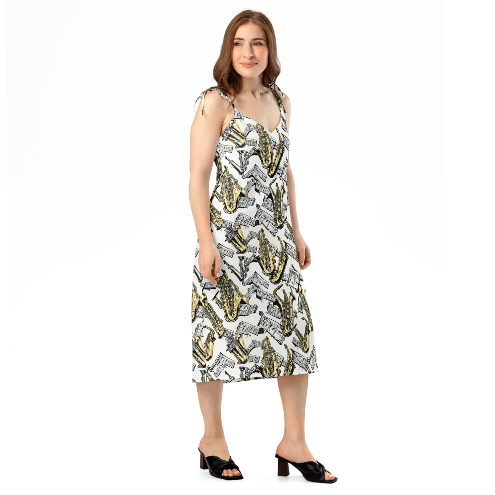 Brass And Cadence on Slip Dress — Right Front