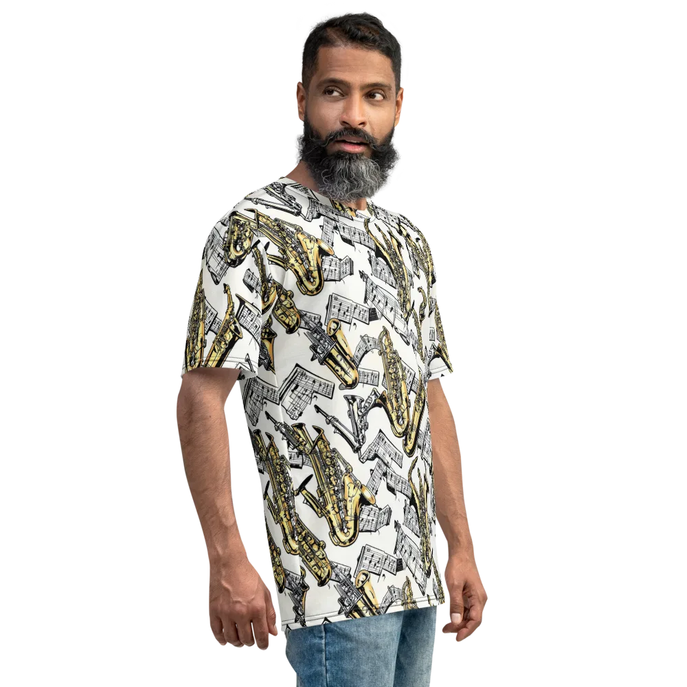 Brass And Cadence on Men's Crew Neck T-Shirt — Right