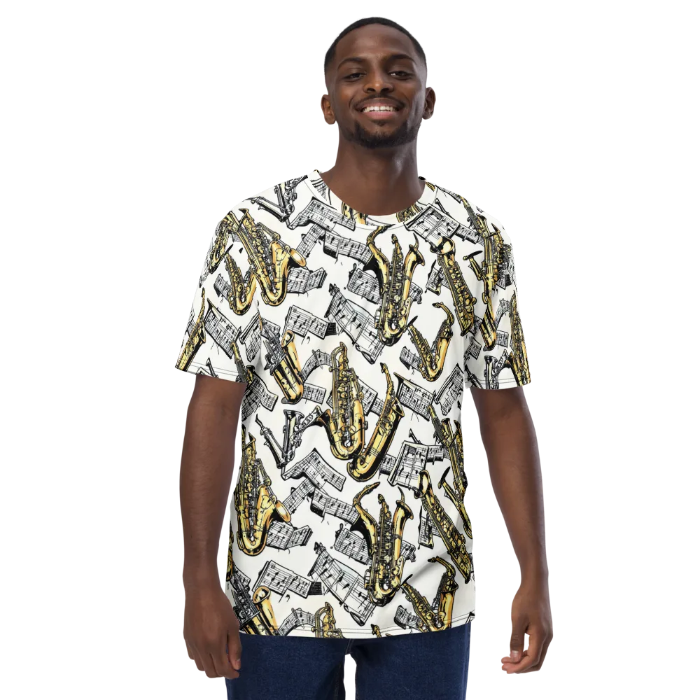 Brass And Cadence on Men's Crew Neck T-Shirt — Front