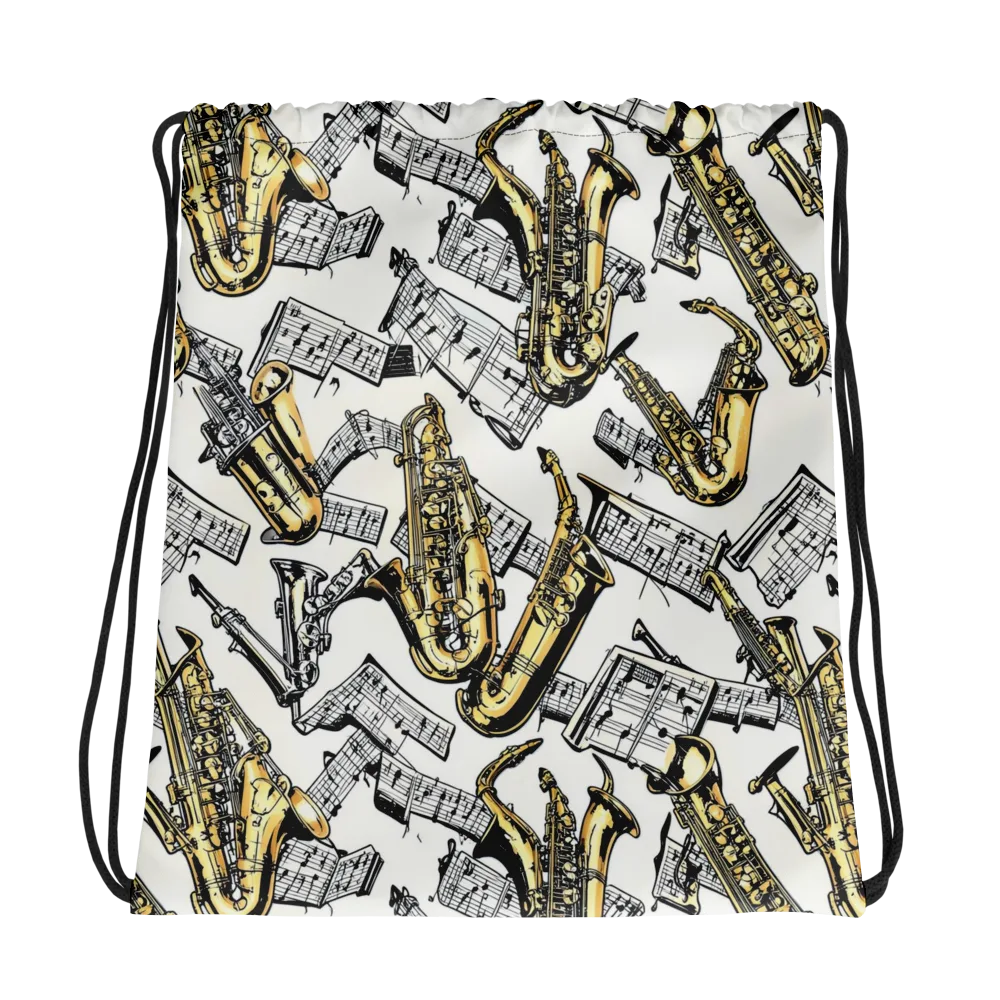Brass And Cadence on Drawstring Bag — Photo