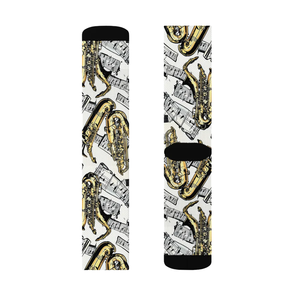 Brass And Cadence on Socks — Left Sock