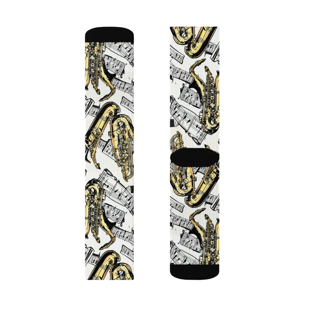 Brass And Cadence on Socks — Right Sock