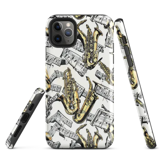 Brass And Cadence on a Tough Case for iPhone®
