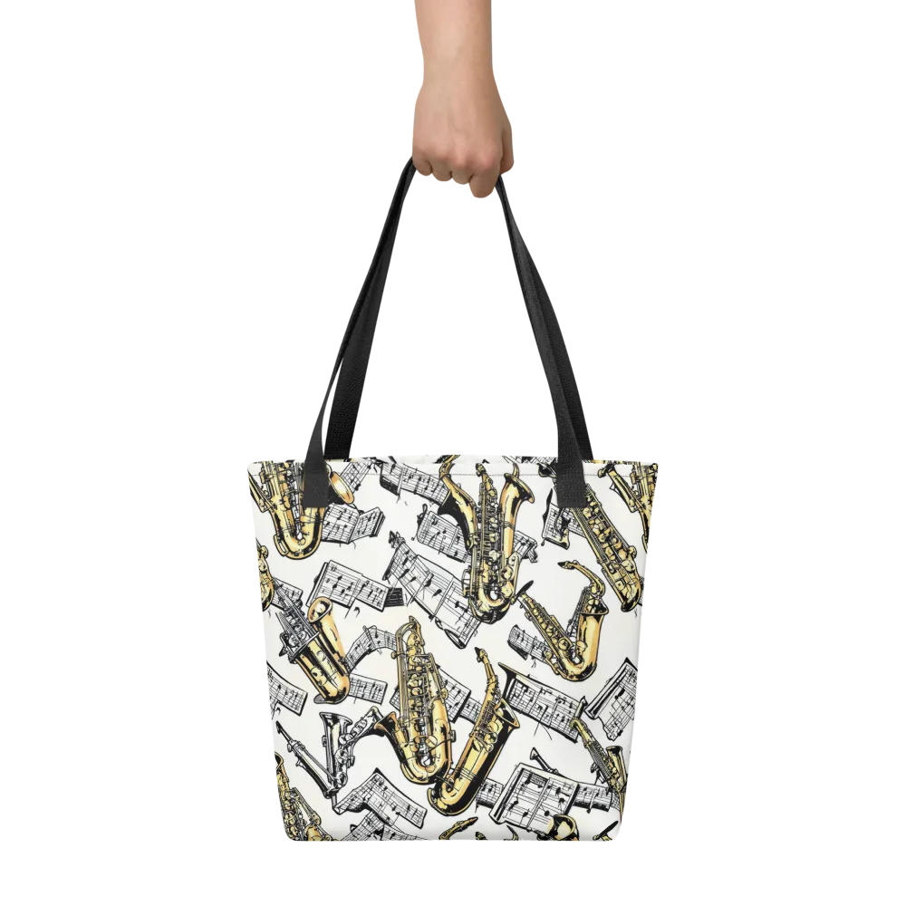 Brass And Cadence on Tote Bag — Front