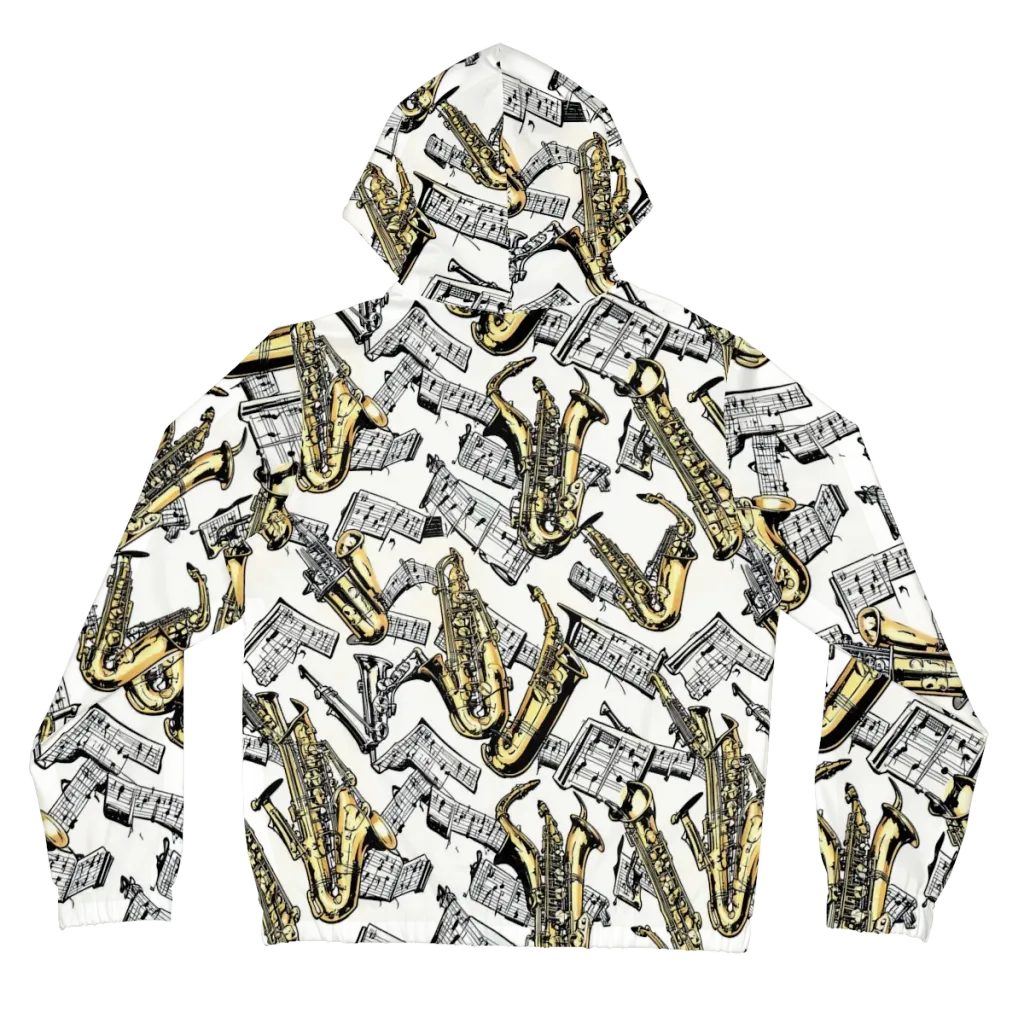 Brass And Cadence on Women's Full-Zip Hoodie — Back