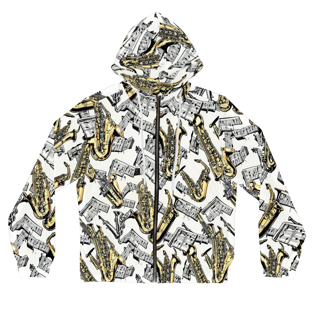 Brass And Cadence on Women's Full-Zip Hoodie — Front