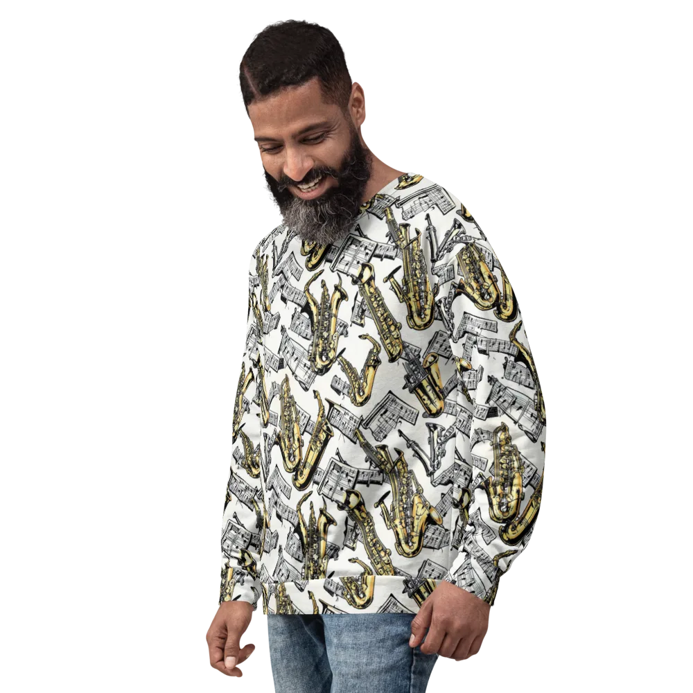 Brass And Cadence on Sweatshirt — Left Front