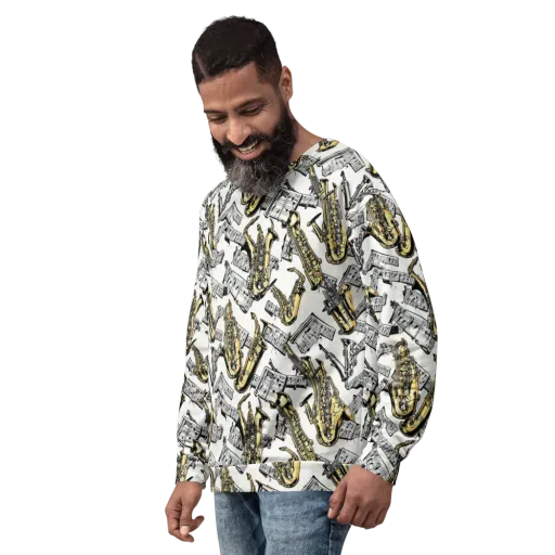 Brass And Cadence on a Sweatshirt