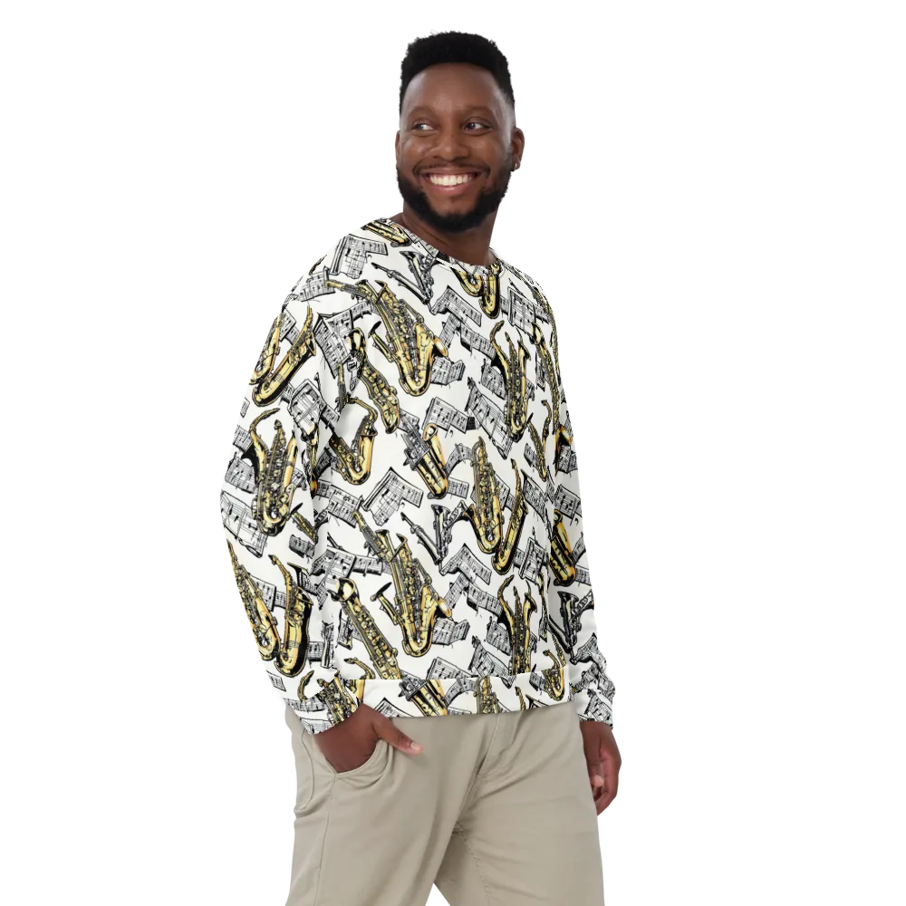Brass And Cadence on Sweatshirt — Front