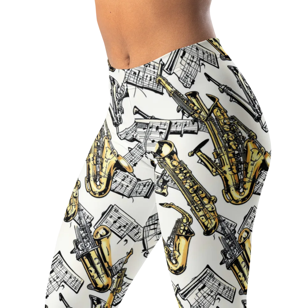 Brass And Cadence on Leggings — Left Front