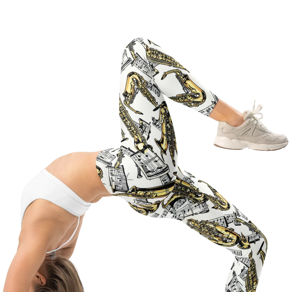 Brass And Cadence on Leggings — Right