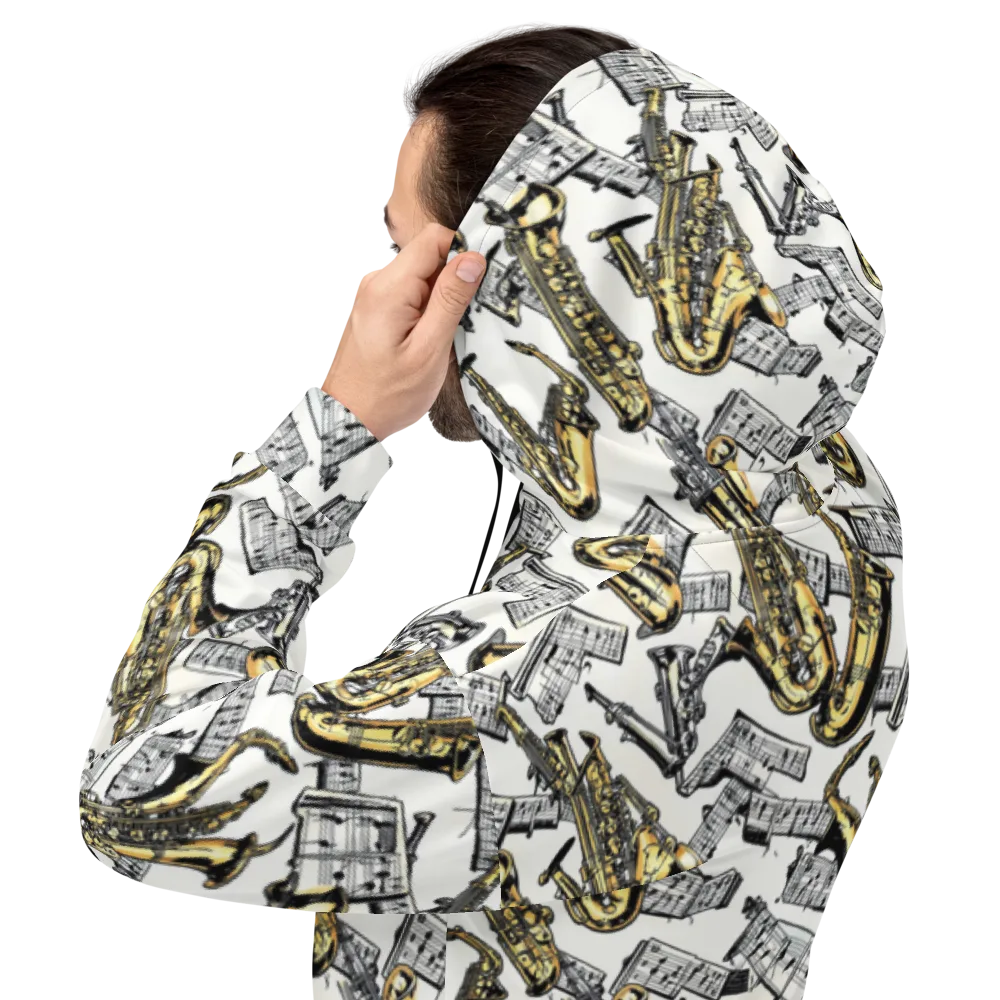 Brass And Cadence on Hoodie — Back