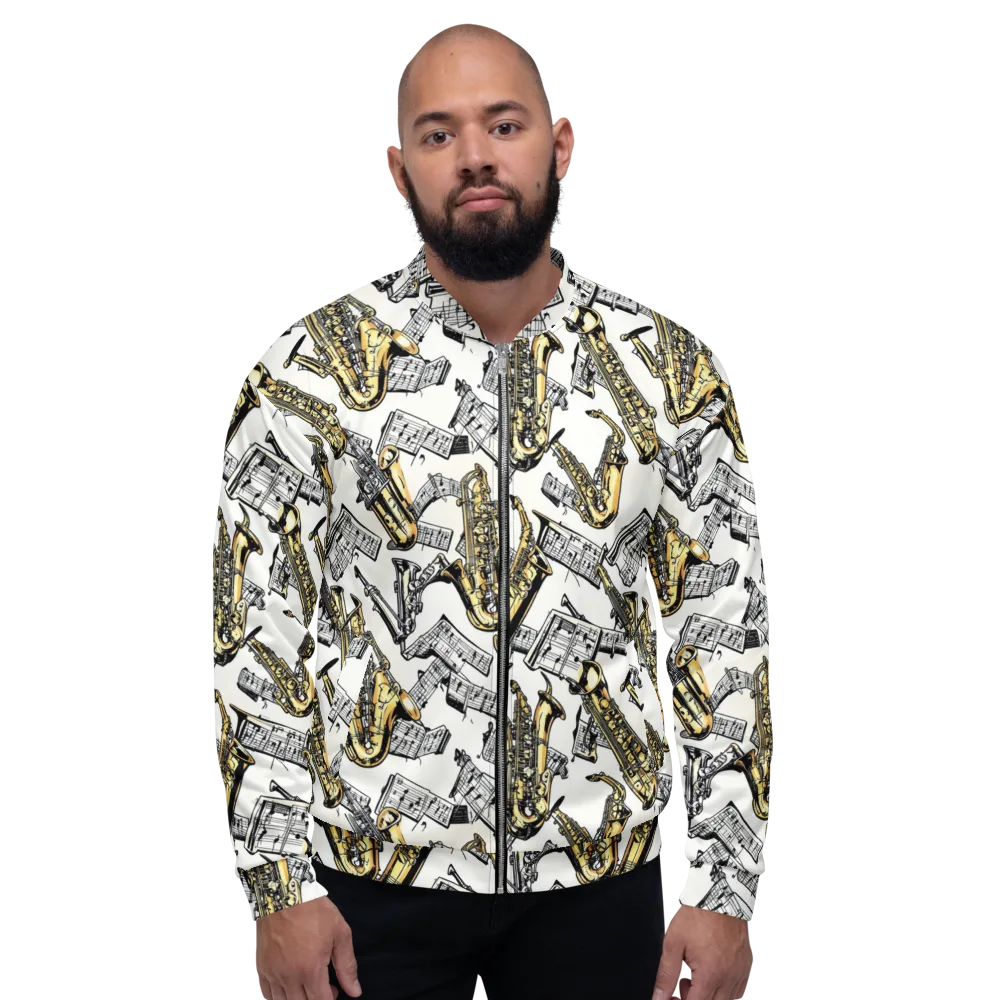 Brass And Cadence on Bomber Jacket — Front