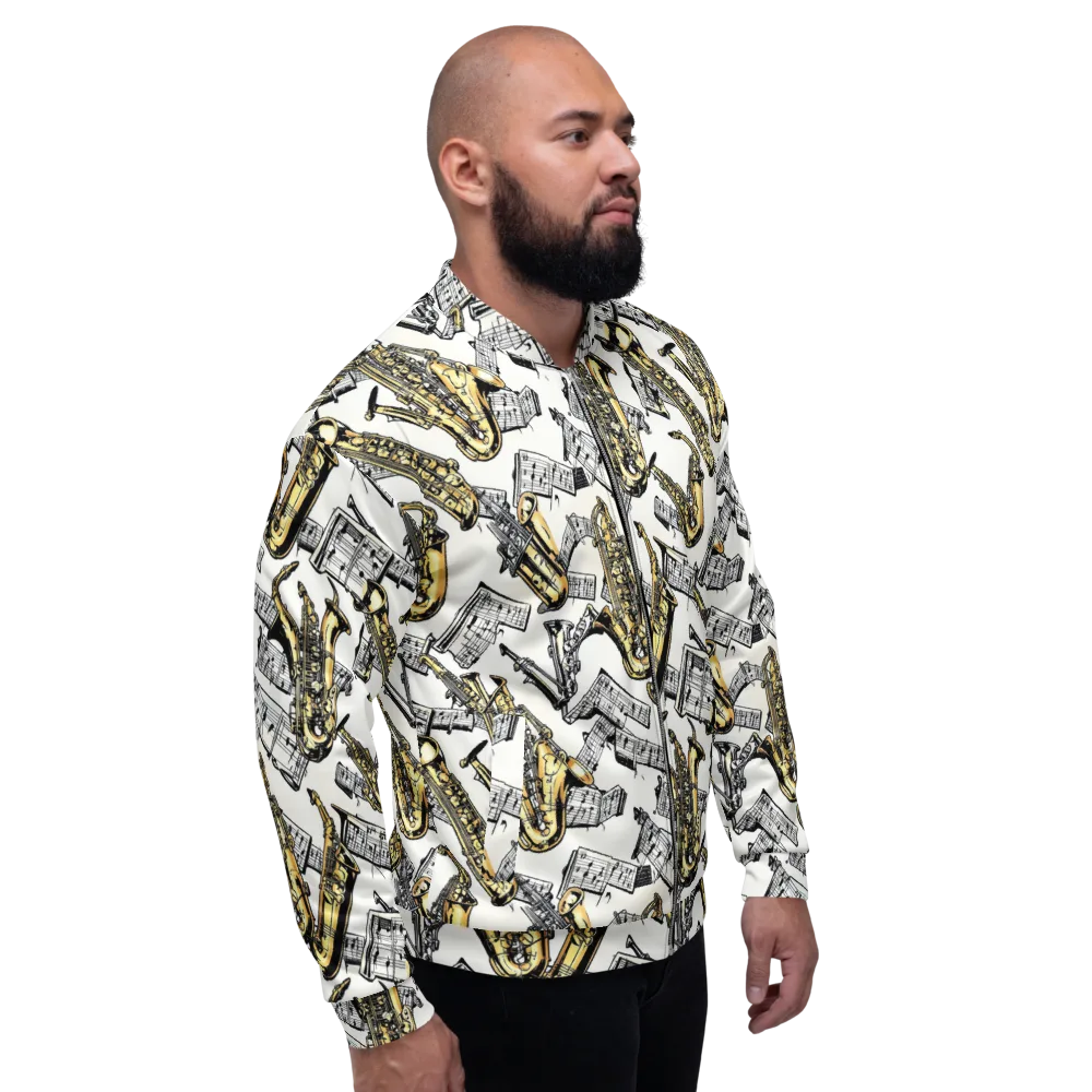 Brass And Cadence on Bomber Jacket — Right