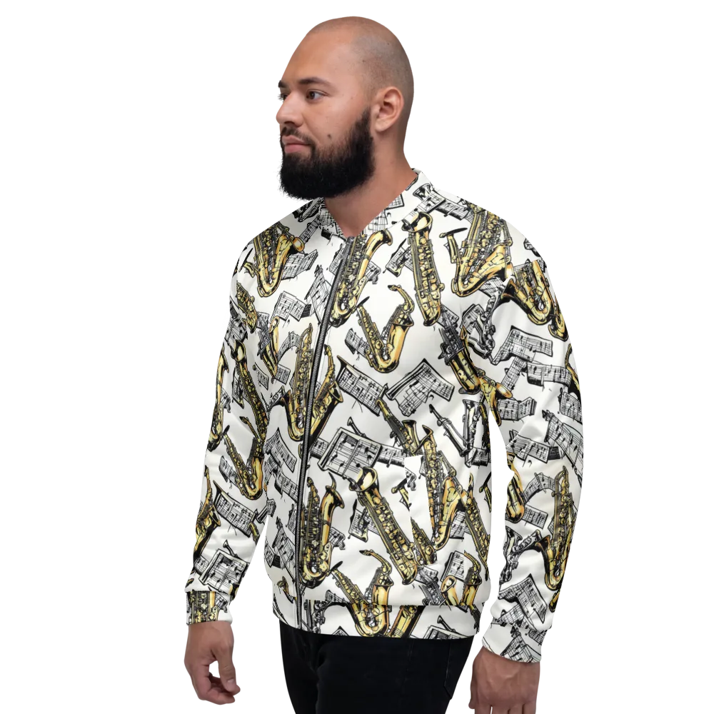 Brass And Cadence on Bomber Jacket — Left