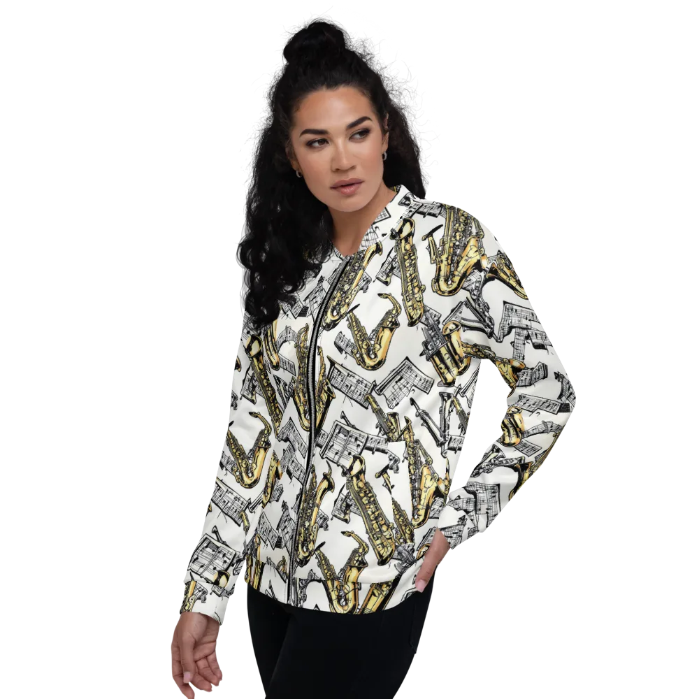 Brass And Cadence on Bomber Jacket — Left