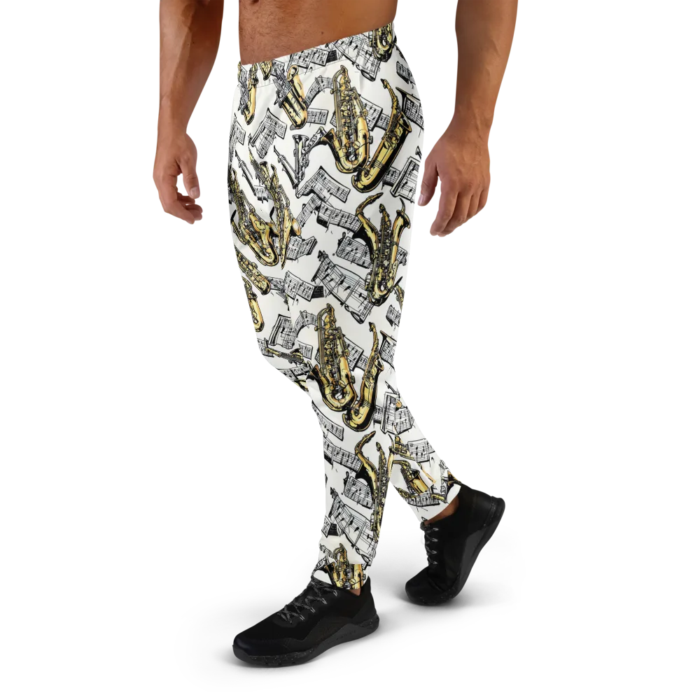 Brass And Cadence on Men's Joggers — Left