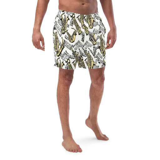 Brass And Cadence on a Swim Trunks