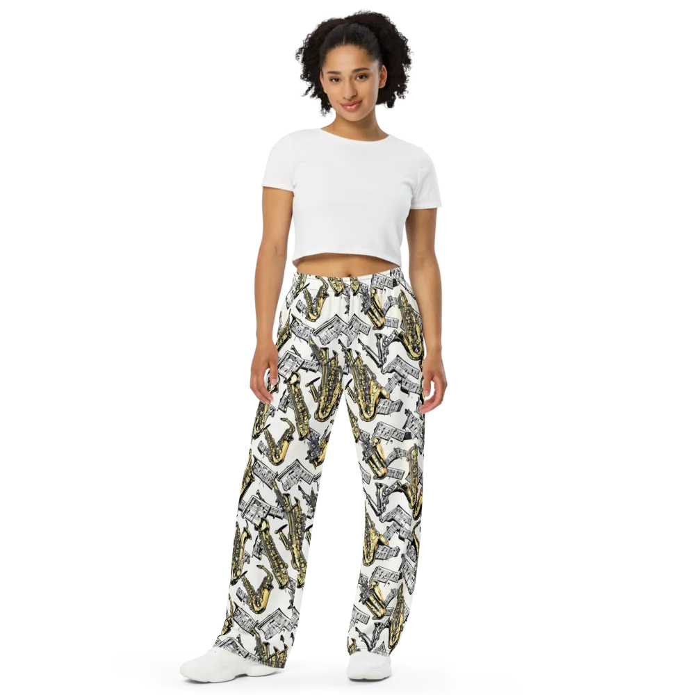 Brass And Cadence on Wide-Leg Pants — Front