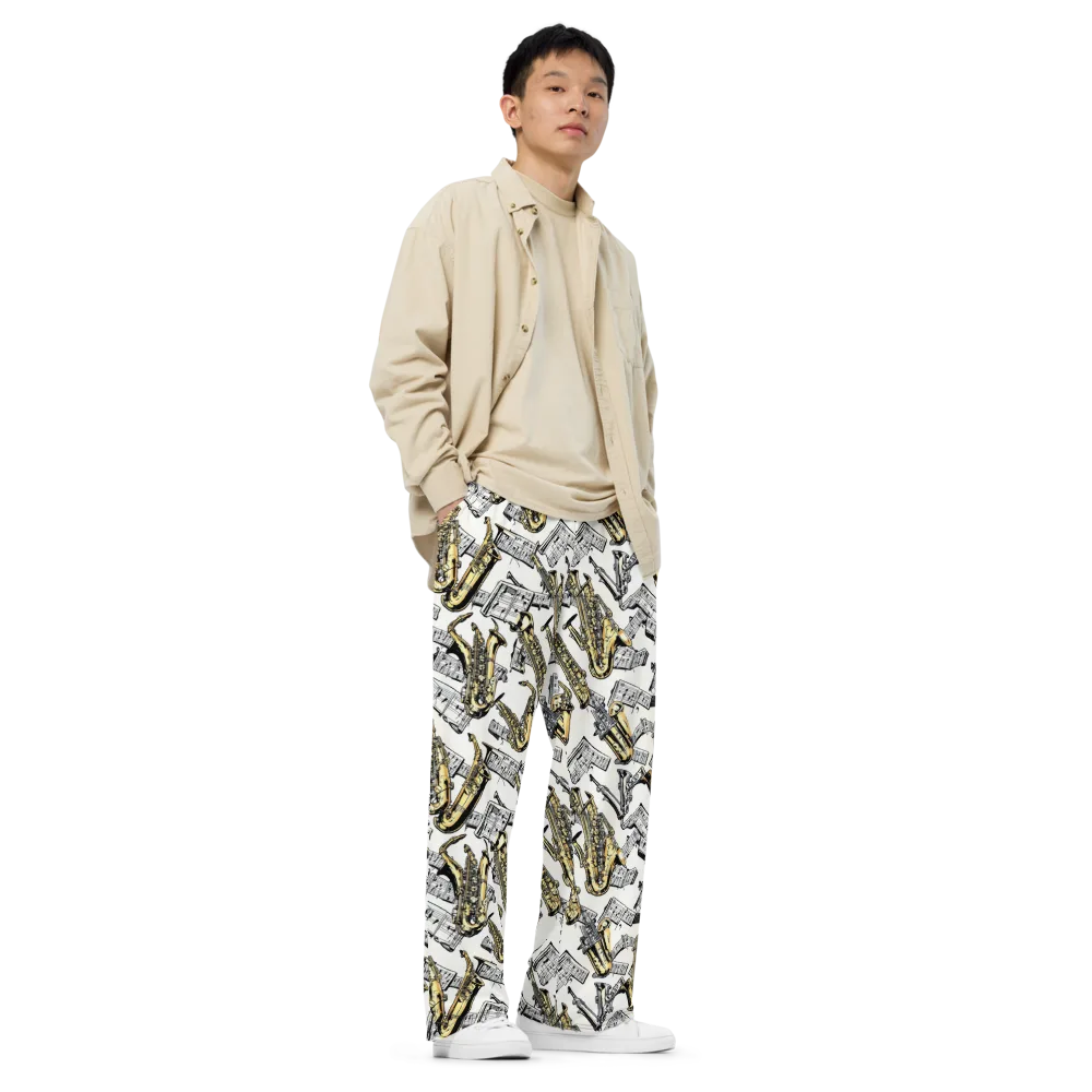 Brass And Cadence on Wide-Leg Pants — Right Front