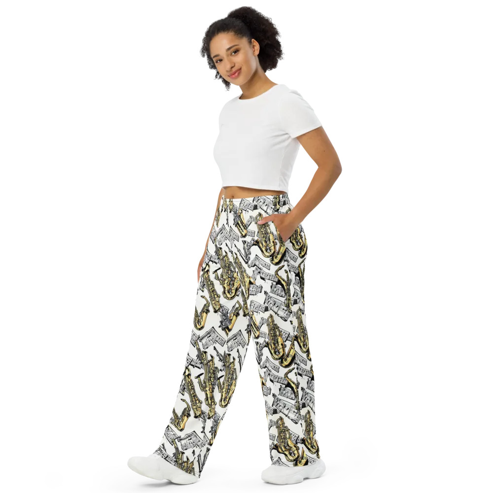 Brass And Cadence on Wide-Leg Pants — Left Front