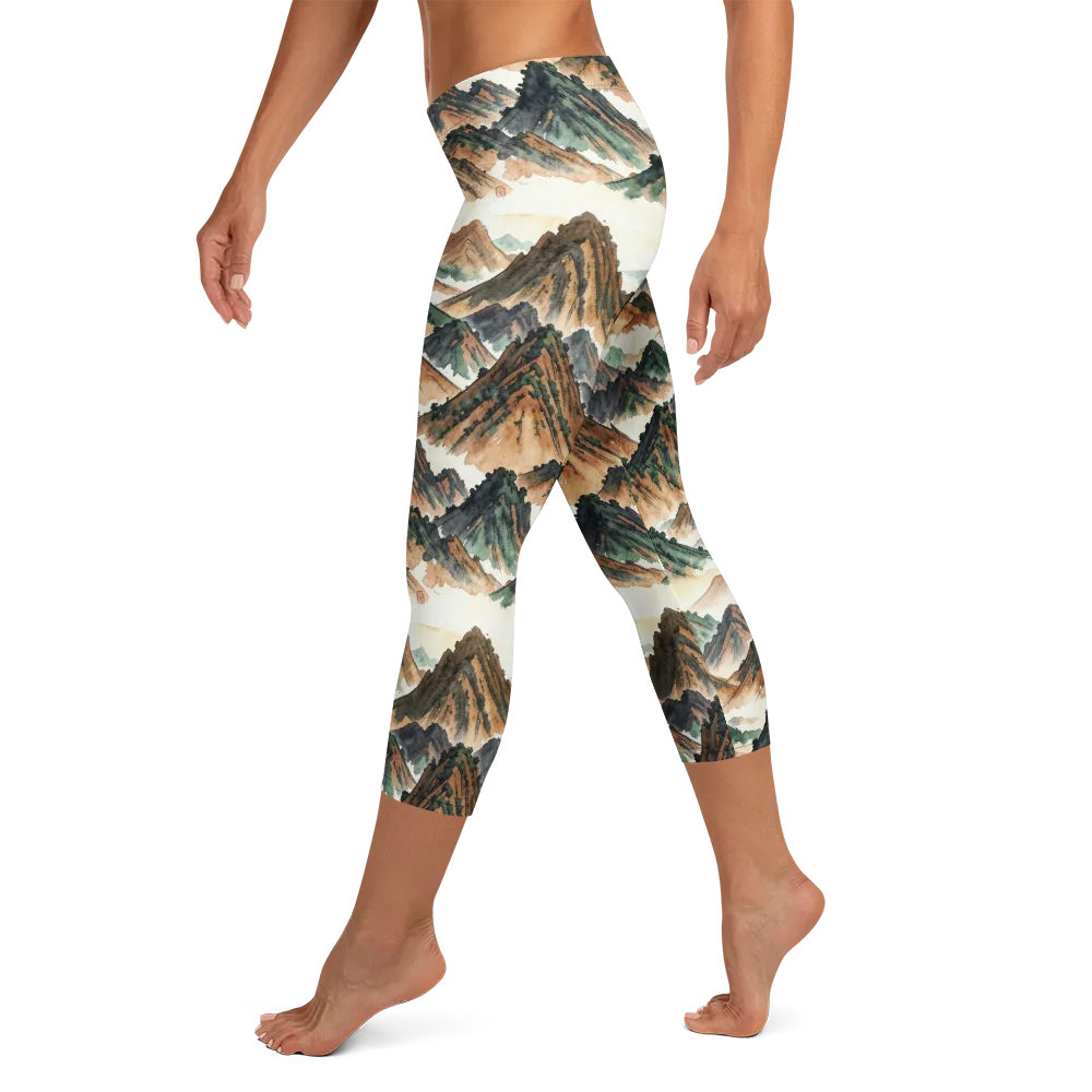 Cloudline Ascent on Capri Leggings — Left