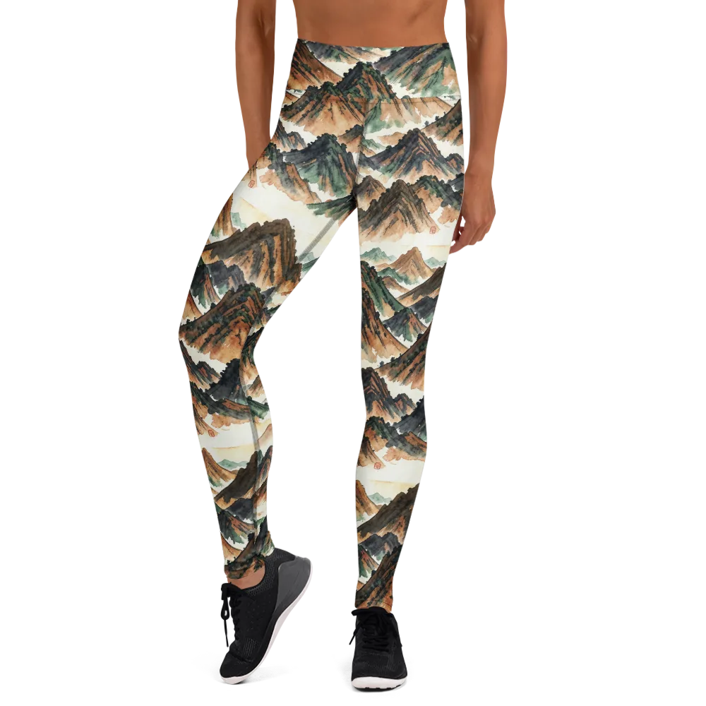 Cloudline Ascent on Yoga Leggings — Front