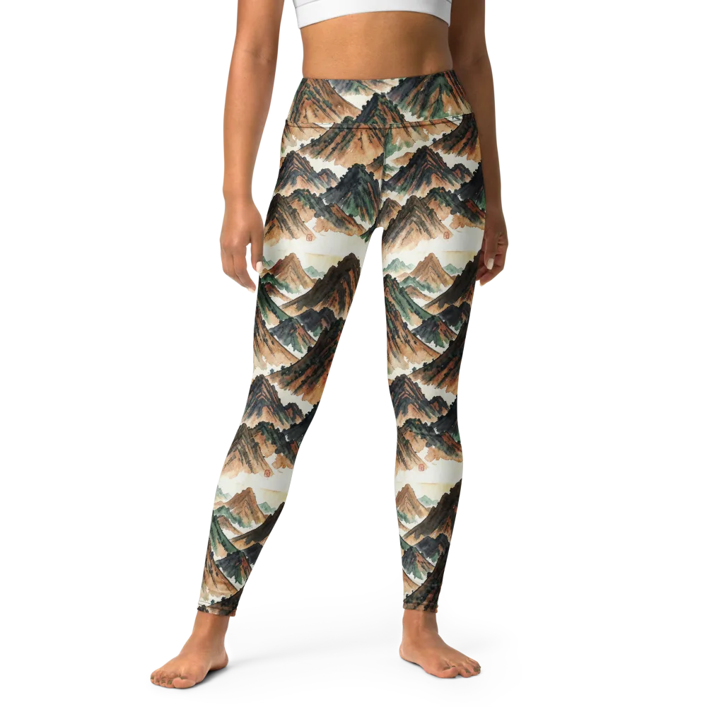 Cloudline Ascent on Yoga Leggings — Front