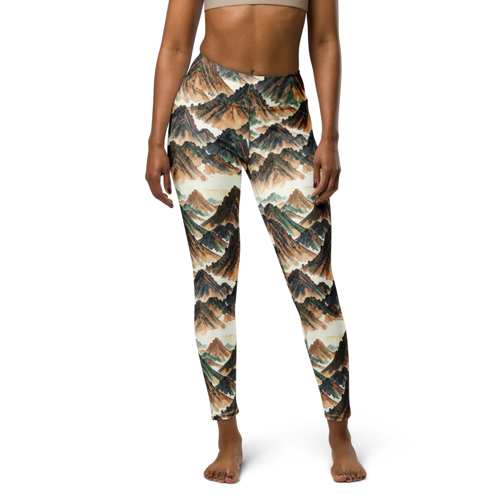 Cloudline Ascent on Yoga Leggings — Front