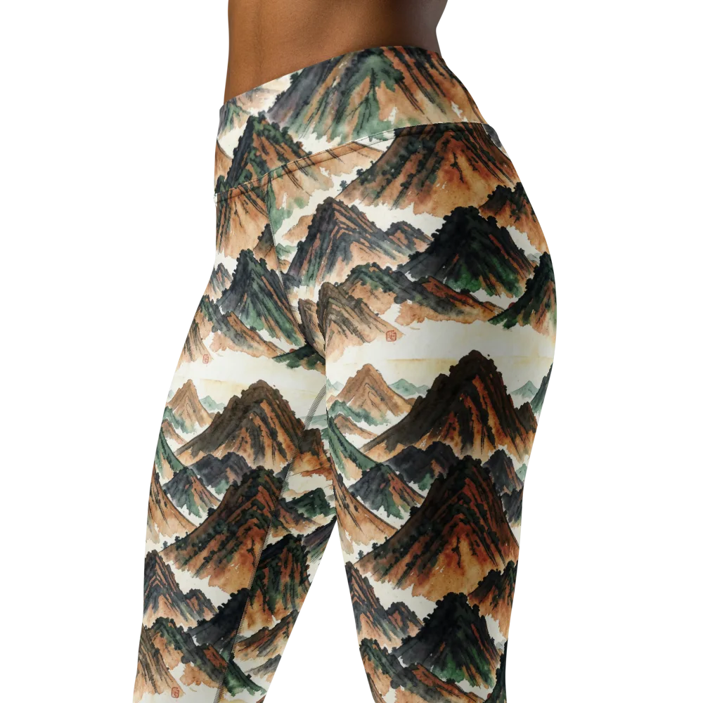 Cloudline Ascent on Yoga Leggings — Left Front