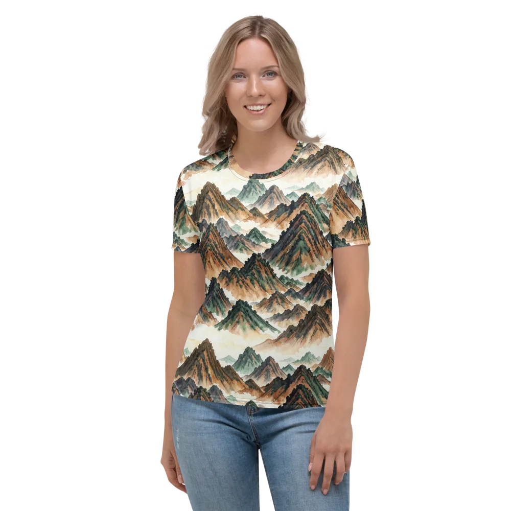 Cloudline Ascent on Women's Crew Neck T-Shirt — Front
