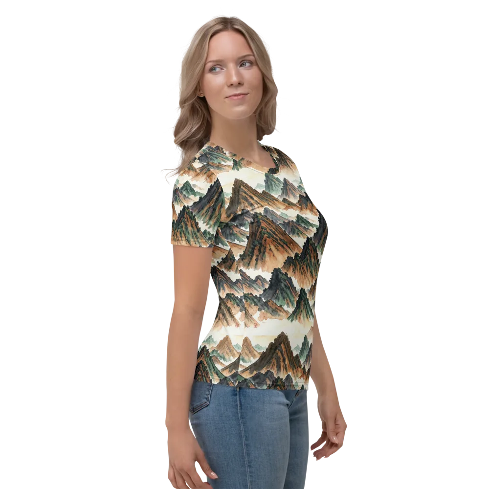 Cloudline Ascent on Women's Crew Neck T-Shirt — Right