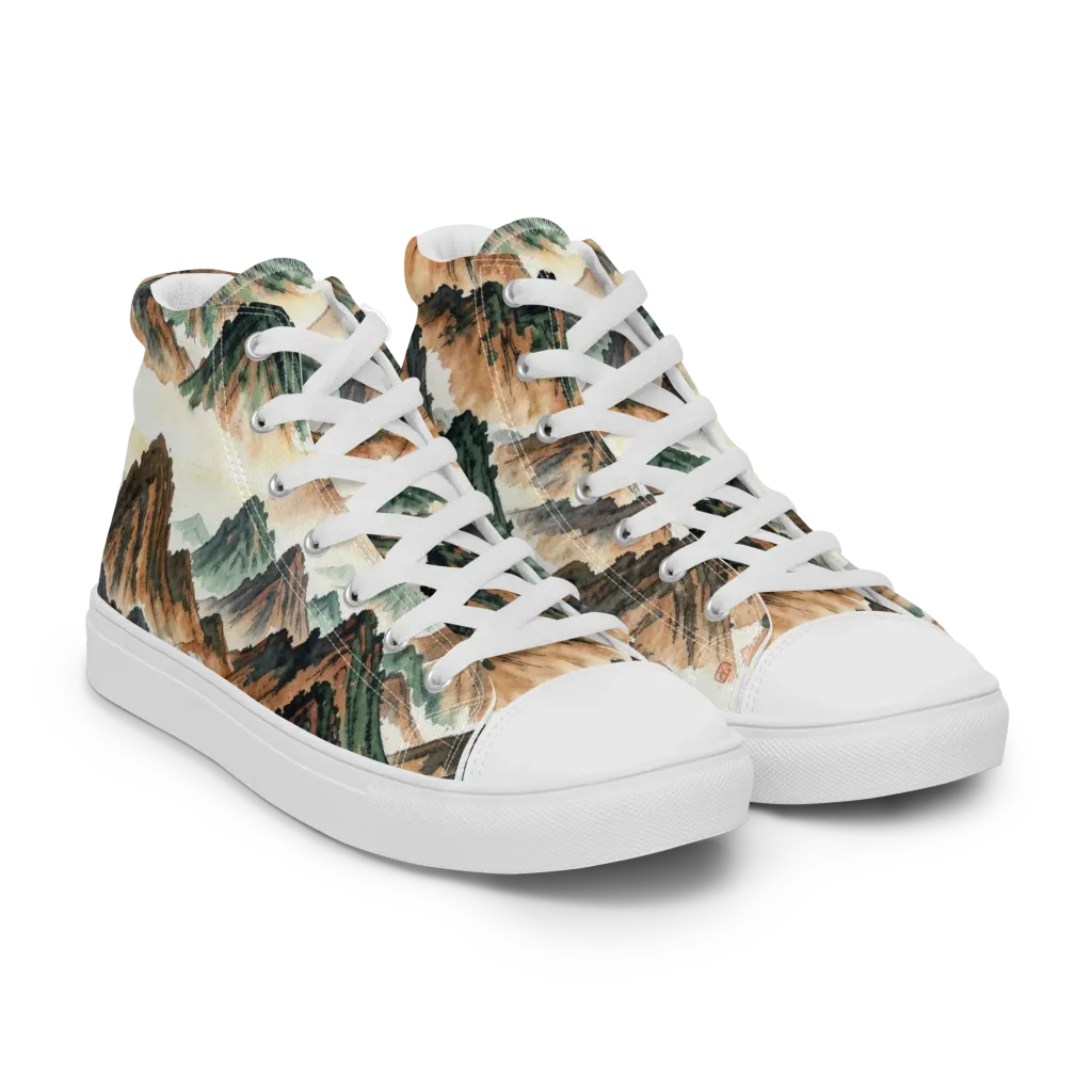 Cloudline Ascent on Women's High Top Canvas Shoes — Right Front