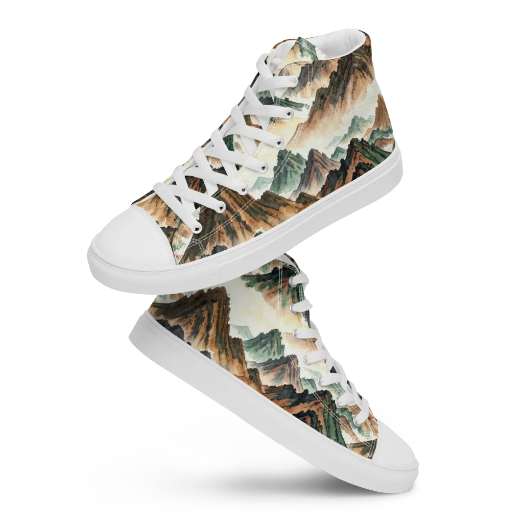 Cloudline Ascent on Women's High Top Canvas Shoes — Front