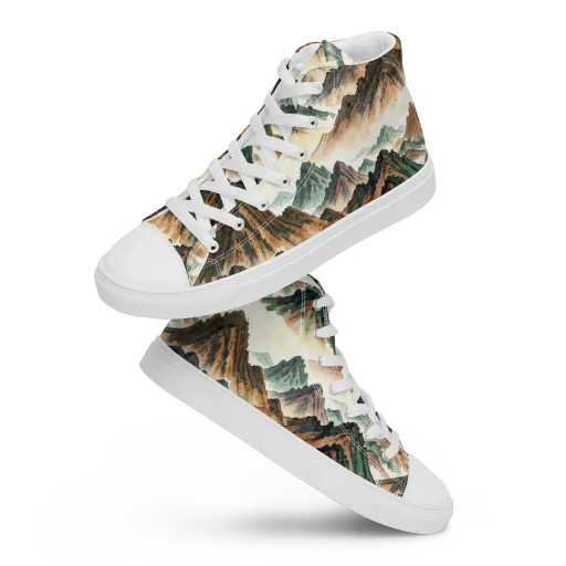 Cloudline Ascent on a Women's High Top Canvas Shoes
